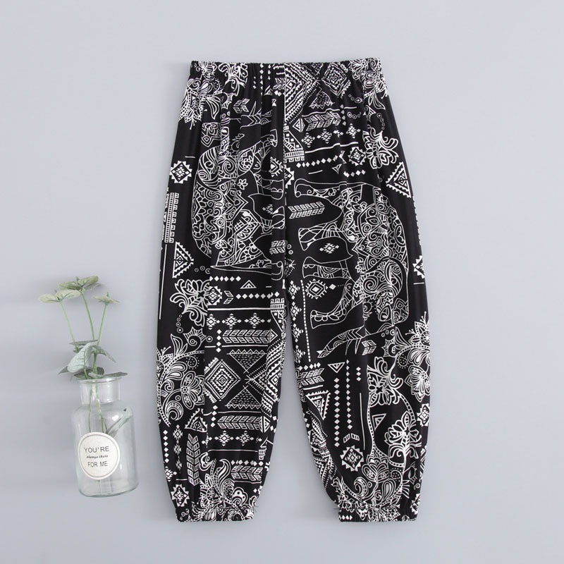 Quần Ngủ Dài Chống Muỗi Bằng Cotton Lụa Lạnh Ttc070 Cho Bé