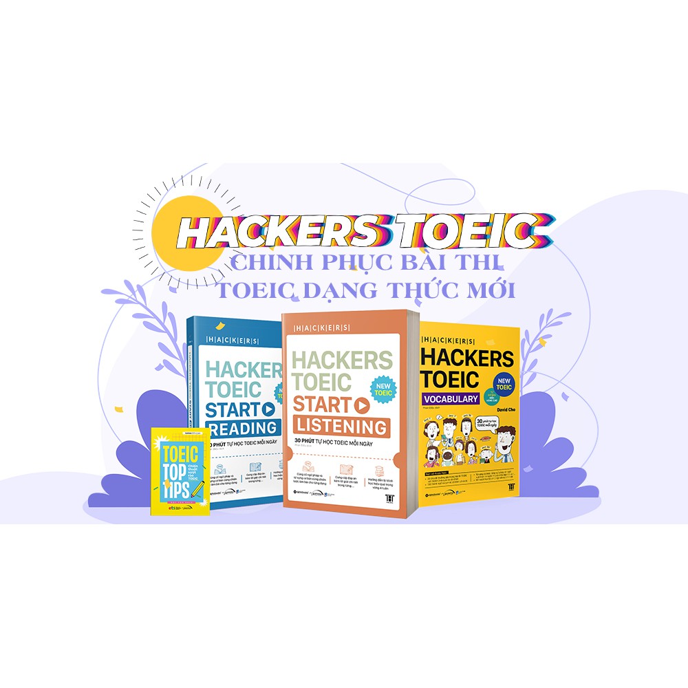 Sách Hackers Toeic Start Listening Tặng Kèm Bookmark