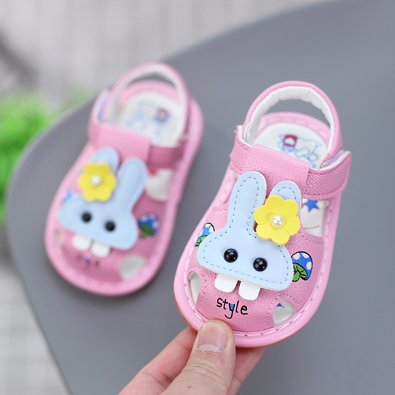 Giày tập đi công chúa cho bé gái đế mềm có kèn
