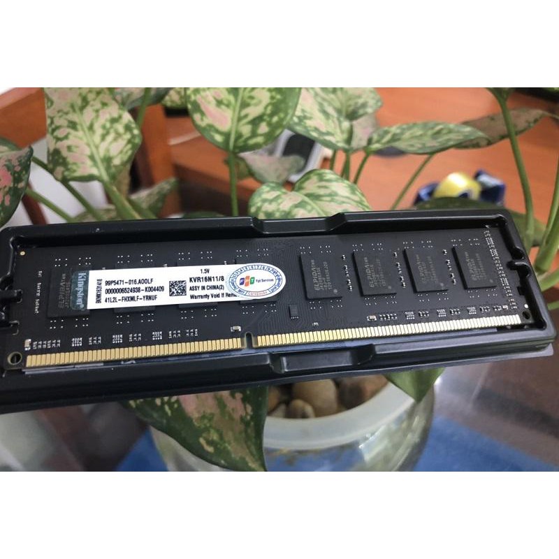 RAM PC Kingston 8GB DDR3 Bus 1600MHz PC3-12800 1.5V Udimm Dùng Cho Máy Tính Để Bàn Desktop Bảo Hành 36 tháng 1 đổi 1