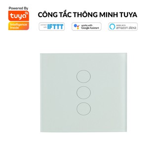 Công tắc thông minh 3 nút Tuya EU White