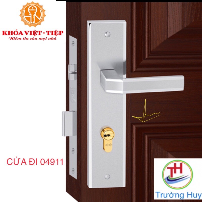 [chính hãng] Khoá cửa đi Việt Tiệp 04911 - Bảo hành 2 năm