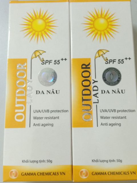 Kem chống nắng Outdoor spf 55+, 50g | BigBuy360 - bigbuy360.vn