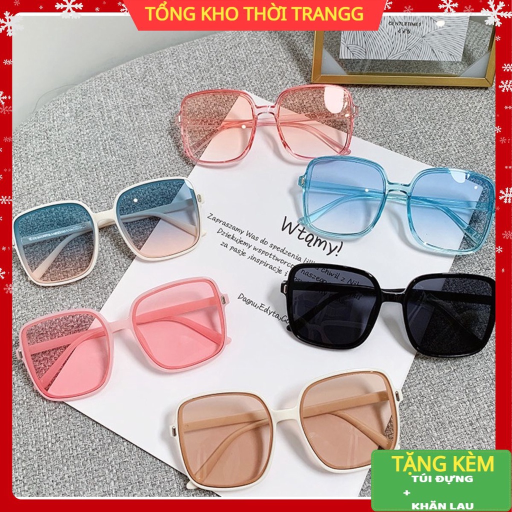 Kính mắt thời trang không độ đa sắc màu hot nhất K0029