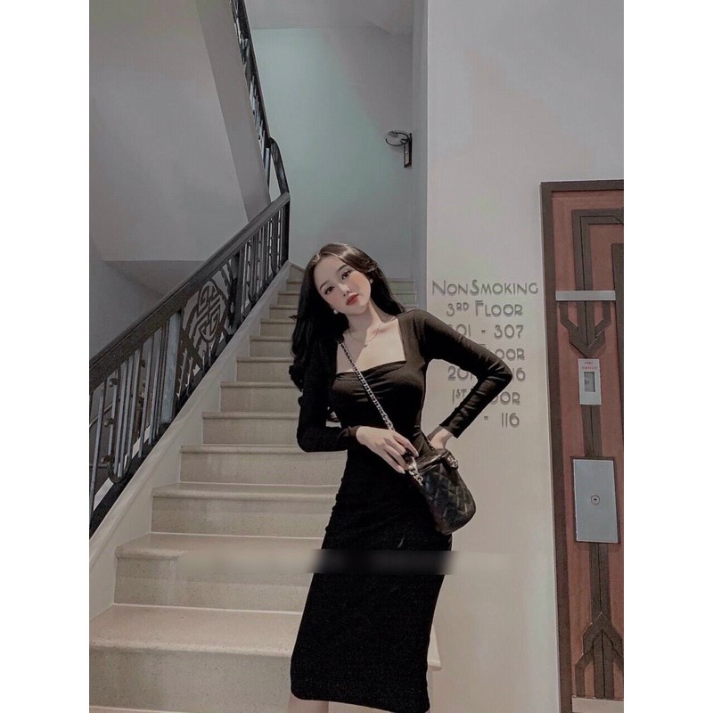 Váy body buộc nơ hở lưng sexy | BigBuy360 - bigbuy360.vn