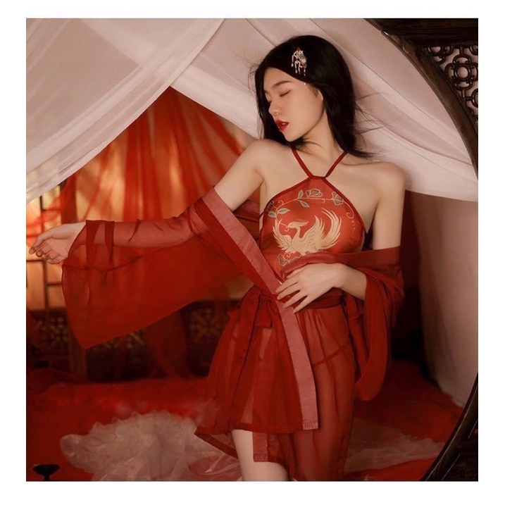 Set ngủ cosplay yếm trung hoa | BigBuy360 - bigbuy360.vn