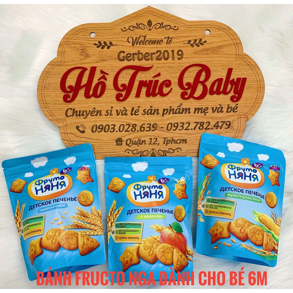Bánh quy ăn dặm Fructo