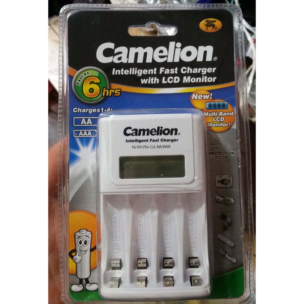 Bộ sạc pin Camelion 1012 có màn hình