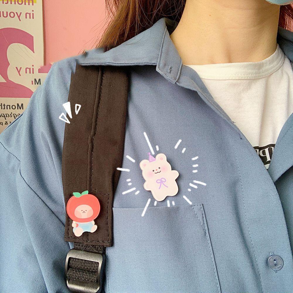 Huy Hiệu Cài Áo Hình Hoạt Hình Sáng Tạo Dành Cho Học Sinh Nữ