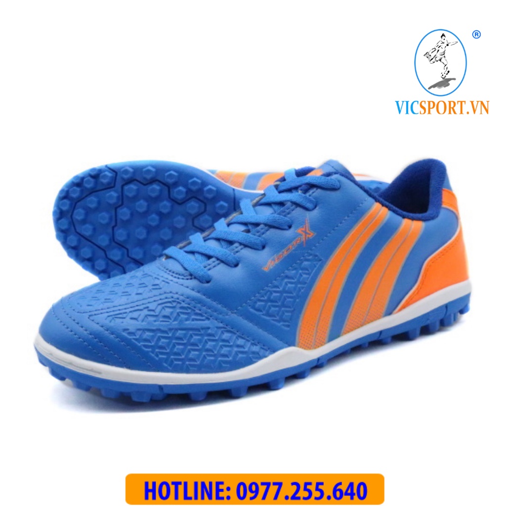 (Tặng Túi Đựng + Vớ) Giày Đá Bóng Pan Thái Vigor X TF Xanh Biển (Chính Hãng) - Vicsport