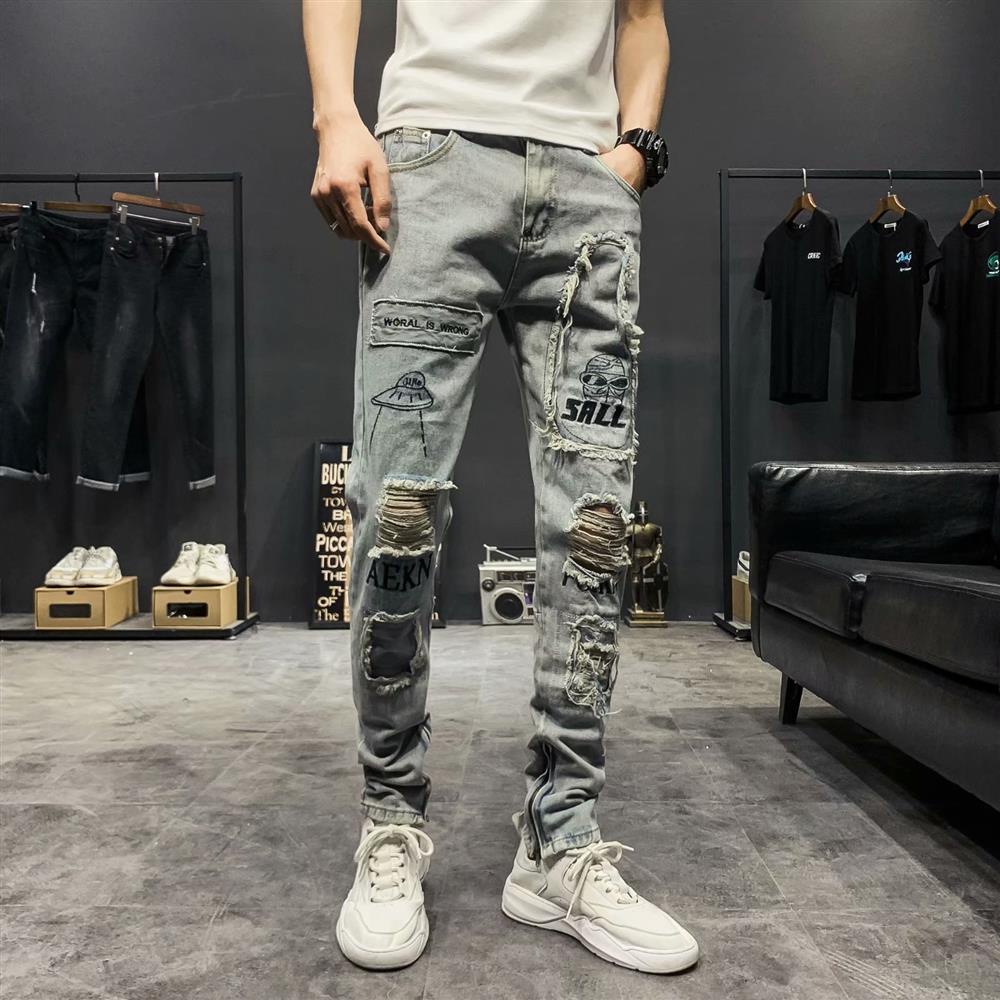Quần Jeans Dài Thời Trang Dành Cho Nam