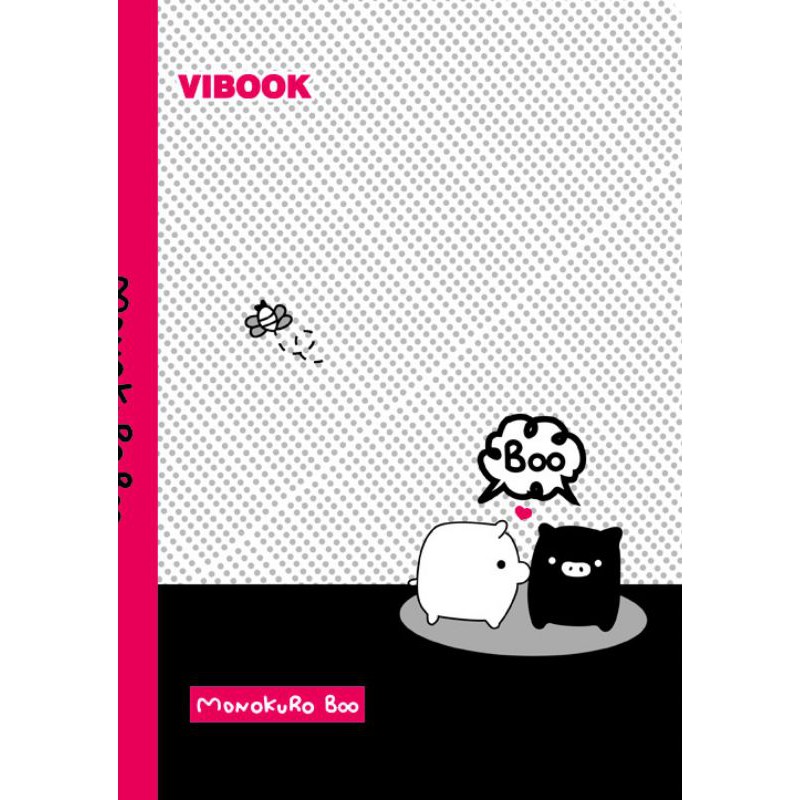 Lốc 5 Quyển Tập học sinh 200 trang Monokuro Boo  - Vibook - mẫu ngẫu nhiên