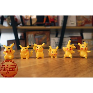 Bộ 6 con mô hình Pikachu siêu dễ thương