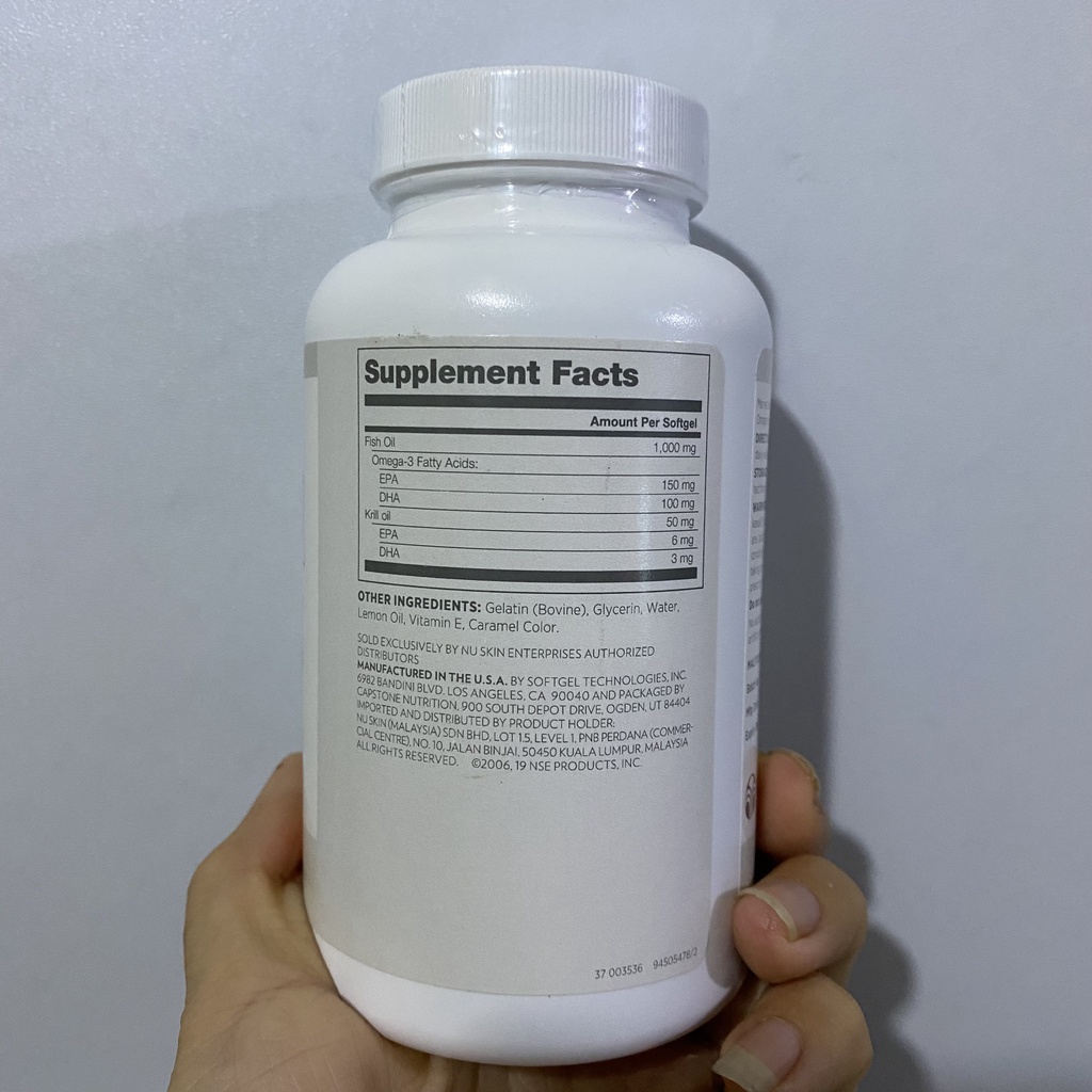 Marine Omega của Nuskin loại 120v mẫu mới