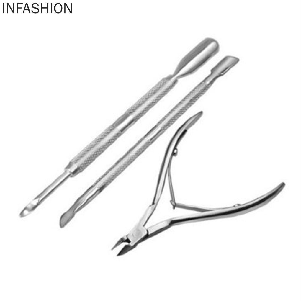 Bộ 3 Dụng Cụ Cắt Móng Tay Bằng Thép Không Gỉ