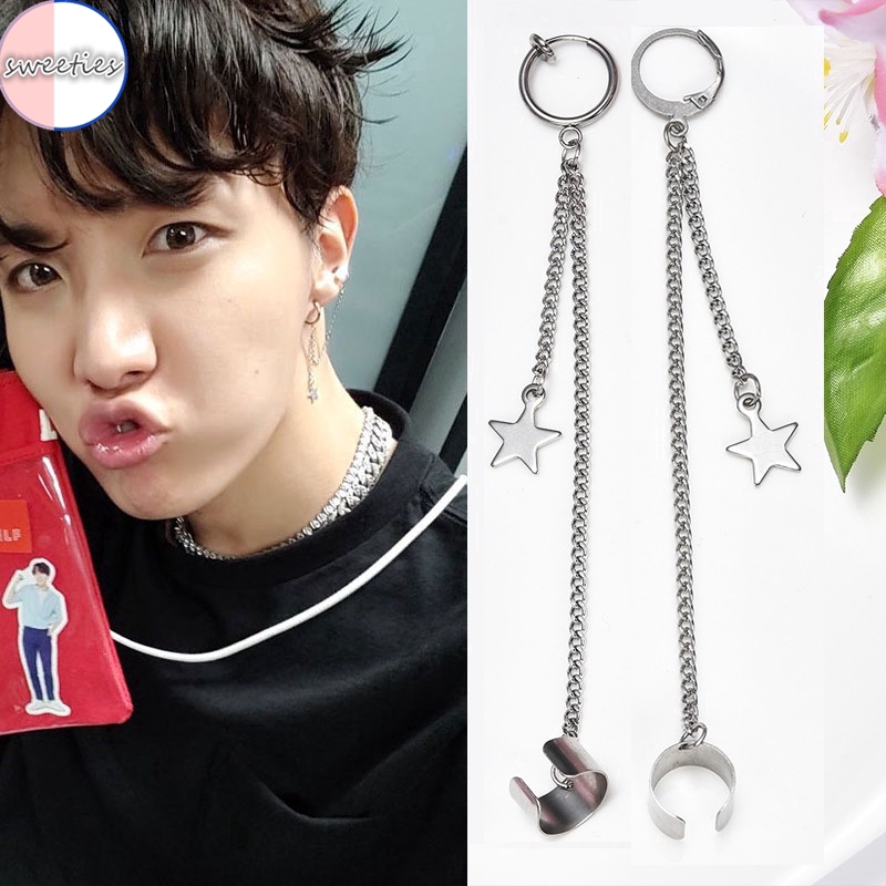 Khuyên tai dây xích KPOP Bangtan Boys