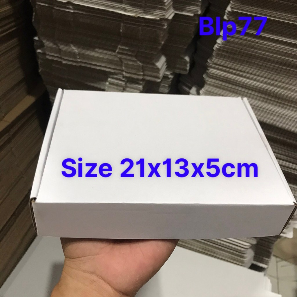 20 HỘP CARTON ĐỰNG QUẦN ÁO, PHỤ KIÊN SIZE 21X13X5CM