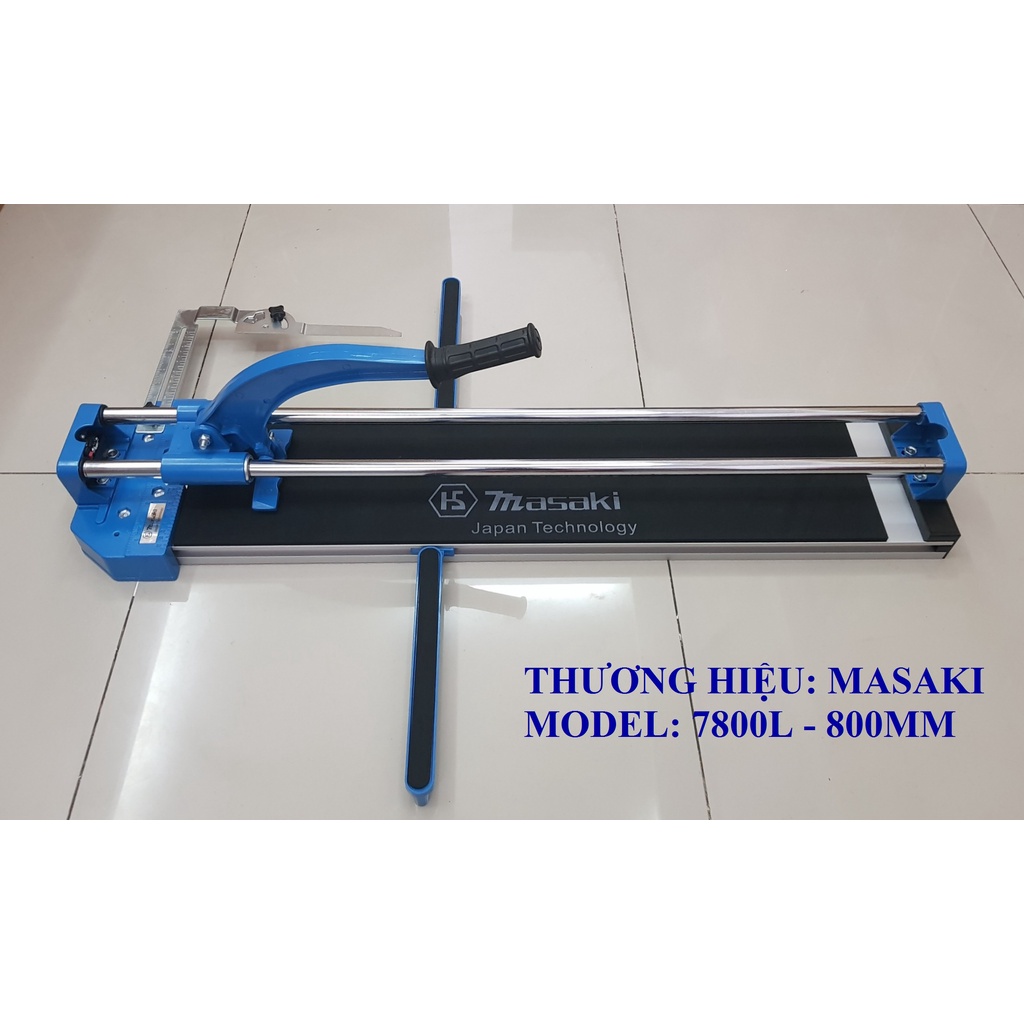 [HOT] Bàn Cắt Gạch Đẩy Tay MASAKI 7800L - 800MM ( 2 Thanh - Lưỡi Tròn )