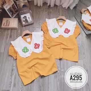 Bigsize Áo cổ bèo A295