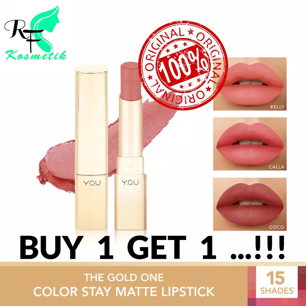 (hàng Mới Về) Son Lì Màu Sắc Quyến Rũ 1.!!! You The Gold One | BigBuy360 - bigbuy360.vn
