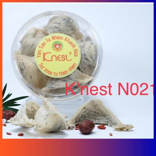 Yến sào tự nhiên Khánh Hòa K'nest nguyên tổ (yến thô còn lông) - Loại trung 10-11 tổ/100gram - Đặc biệt tốt cho sức khỏe