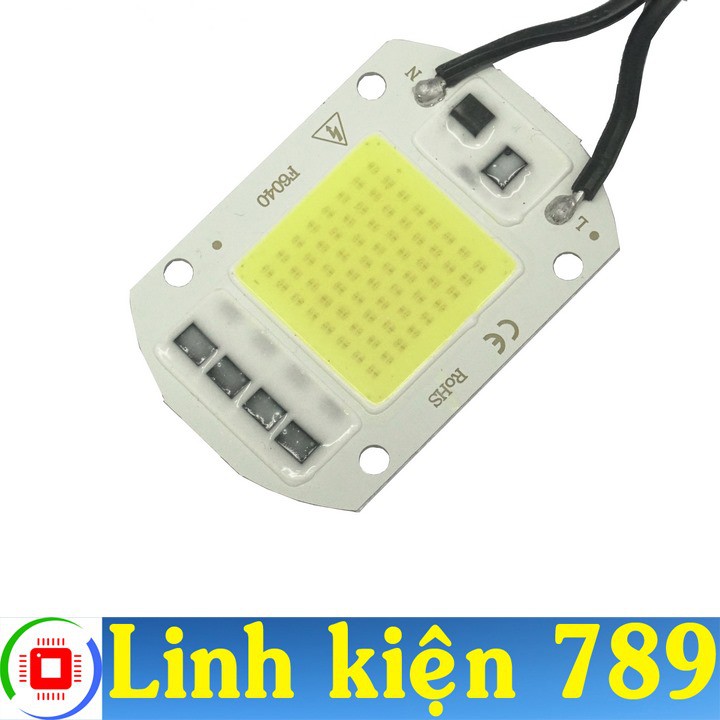 Chip LED COB siêu sáng 220V 50W sáng trắng - Linh kiện 789