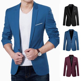 Sweet🎀Áo vest nam một nút gài kiểu dáng lịch sự