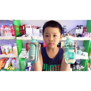 Nước tẩy trang da dầu mụn Garnier Pure Active 400ml Pháp