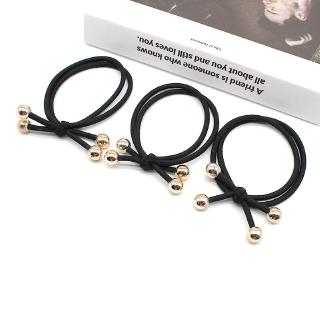 Dây cột tóc đôi bằng cao su đơn giản dành cho nữ