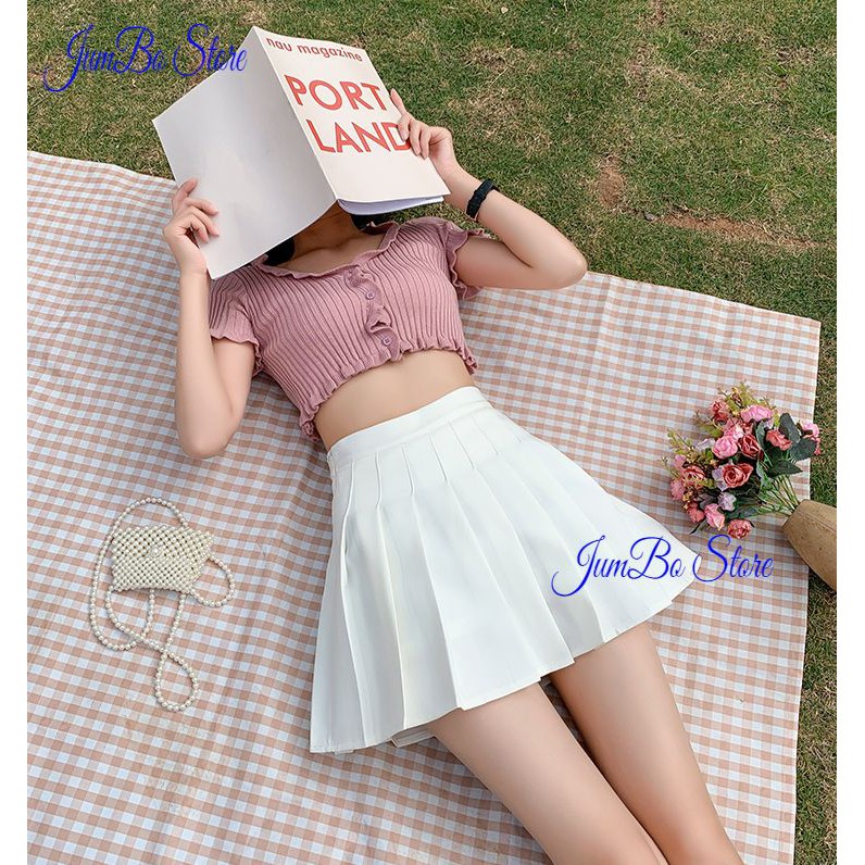 Chân Váy Xếp Ly Lưng Cao Tennis Skirt Dáng Ngắn Phong Cách Trẻ Trung Cho Nữ - JBS 514 | BigBuy360 - bigbuy360.vn