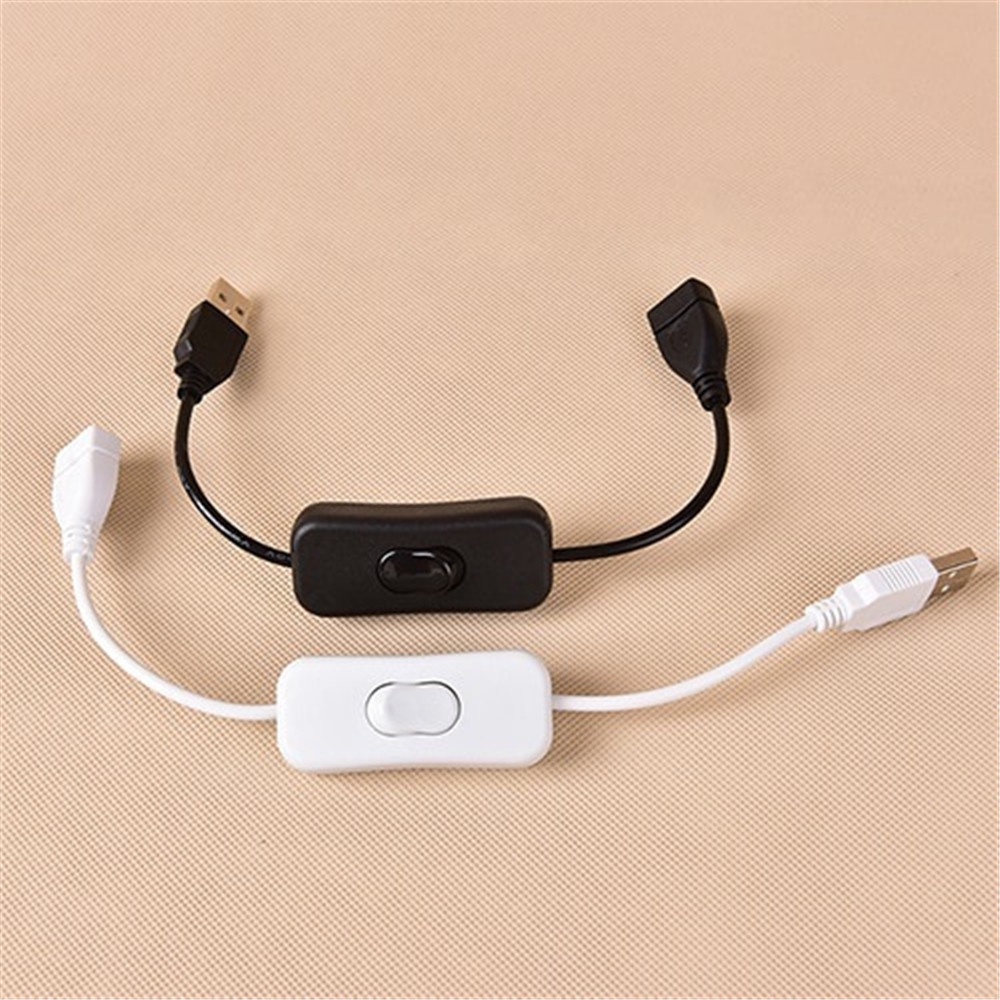 Cáp mở rộng USB dài 28cm có công tắc ON OFF chất lượng cao tiện dụng