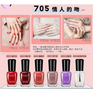 Bộ 6 lọ sơn móng tay M'aycreate (sale sập sàn ^^)