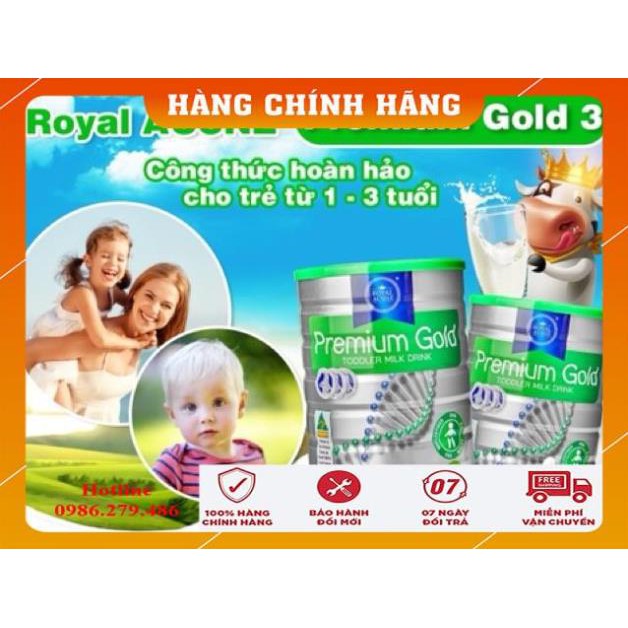 Sữa Hoàng Gia Úc Premium Gold số 3 loại 900g Date 2025