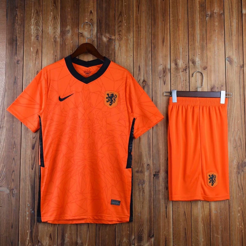 Dutch Football Shirt 2020 Cup European National Team Home Number Custom Adult Children Football Sports Kit Sports Kit For Men