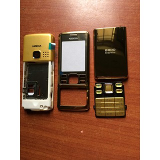 Vỏ Có Sườn NOKIA 6300,Tặng Bàn Phím Zin Kèm Theo,Vỏ Đầy Đủ Đồ Kèm Theo