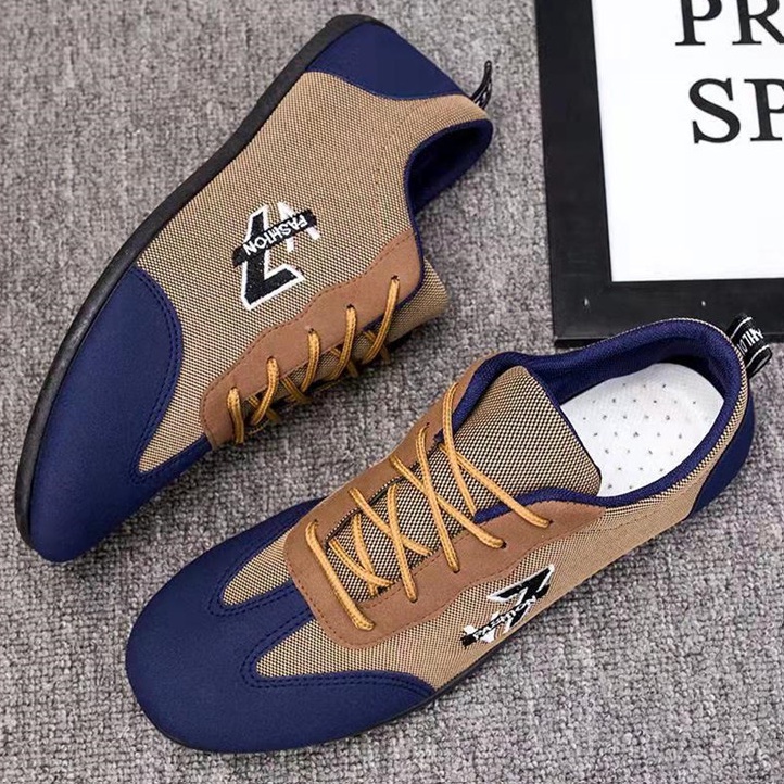 Giày Lười Vải Nam, Giày Lười Dáng Thể Thao Mã VG007