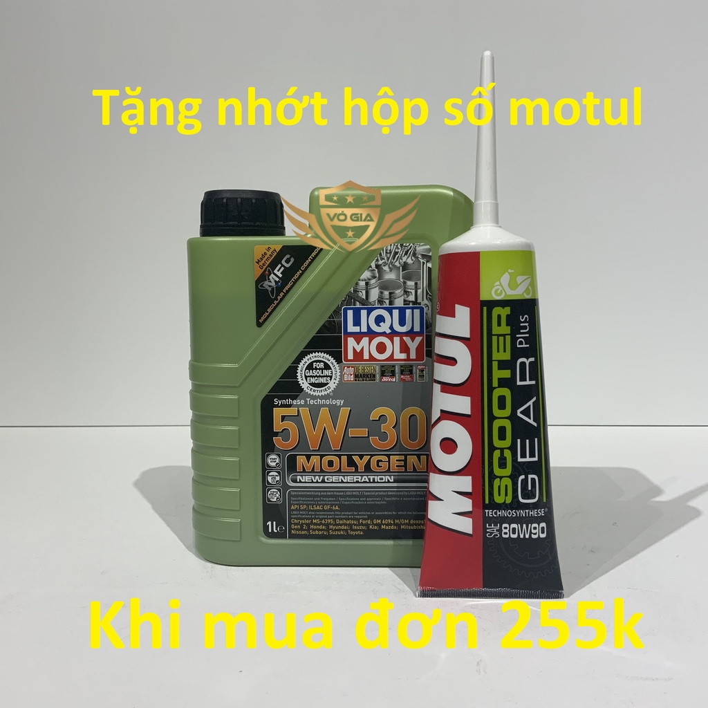 (Giá Cạnh Tranh) NHỚT LIQUI MOLY MOLYGEN 5W30, 5W40 - Nhớt xe tay ga FULL TỔNG HỢP cao cấp