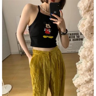 Áo yếm len 2 dây Mickey