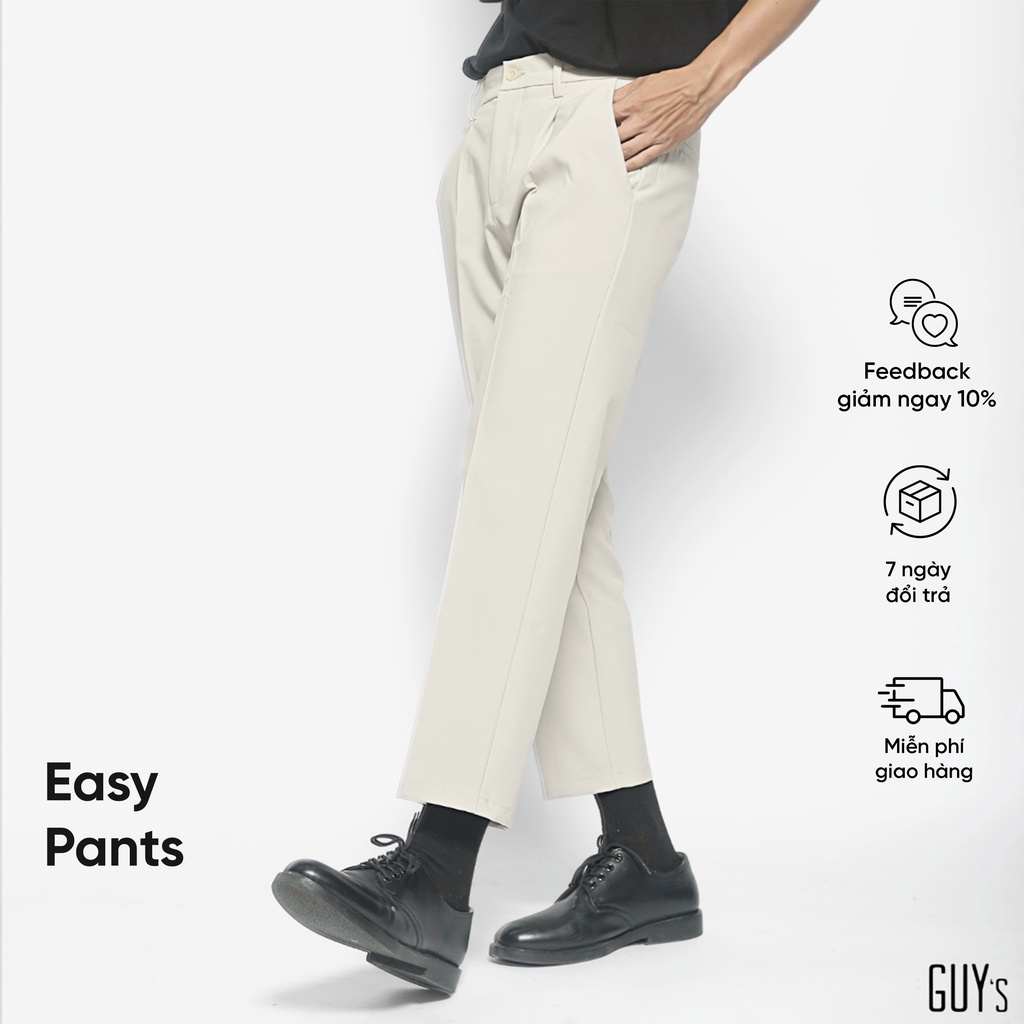 Quần Âu Easy Pants GUY's Closet, Dáng suông, Phong cách thanh lịch, chững chạc