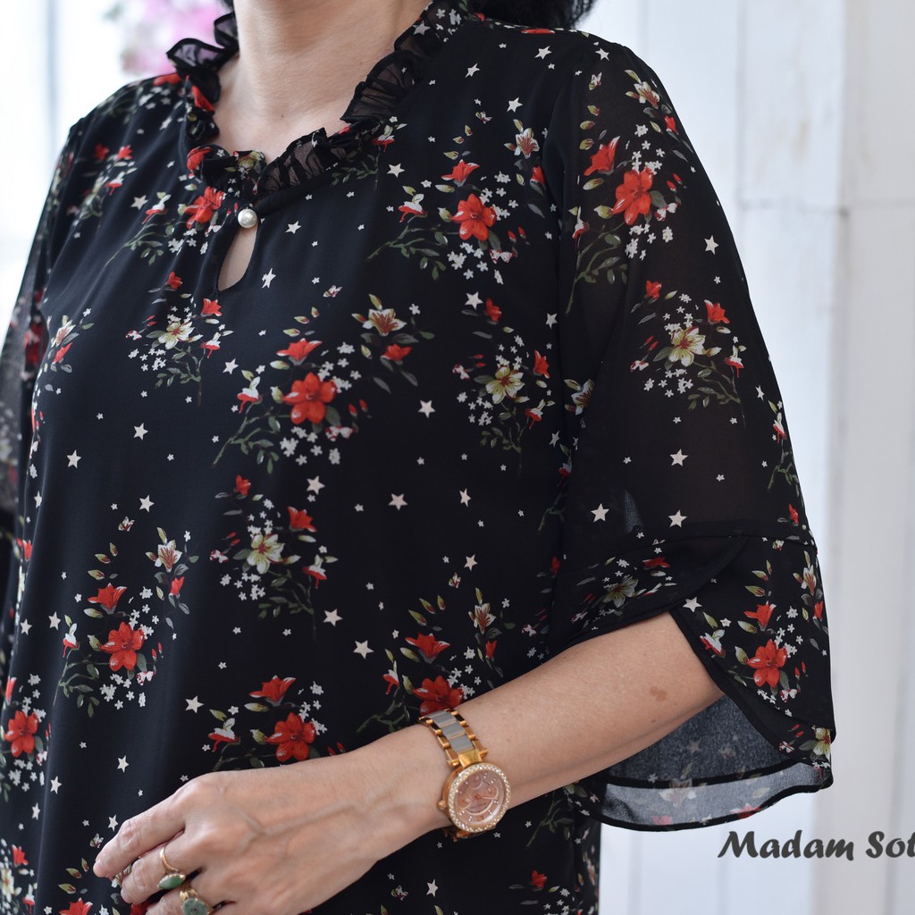 Madam Sotoni - Thời trang trung niên - Áo kiểu nữ trung niên - VNCD114