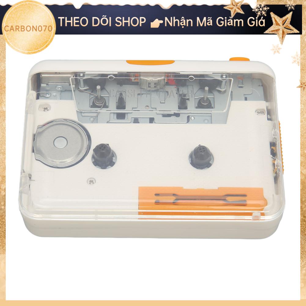 Carbon070 USB Cassette Converter Plug and Play Trình phát băng nhạc MP3 di động với tai nghe dành cho máy tính IPod