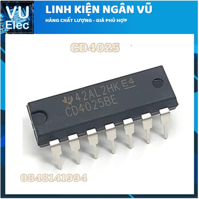 Họ IC số CD40xx DIP16 (Chính Hãng)