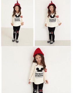 Set thun mickey cho bé gái