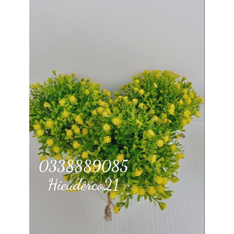 Chậu hoa giả để bàn hoa trí phong cách vintage(NHIỀU MẪU)