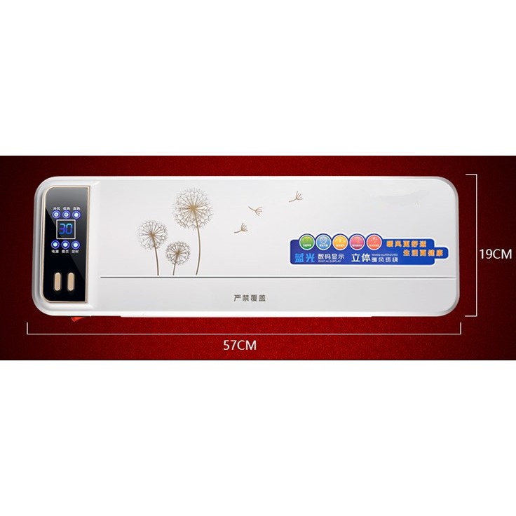 Máy sưởi gốm (Ceramic), 3 chế độ Hiện thị LCD, điều khiển