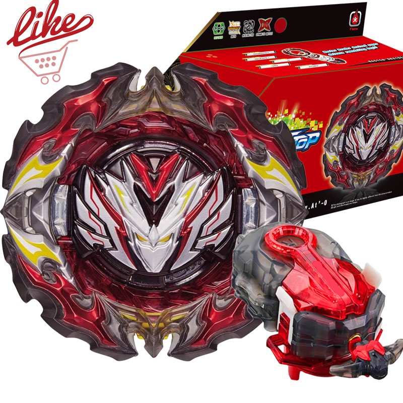 Con Quay Đồ Chơi Beyblade B195 Prominence Valkyrie.Ov.At '- 0 DB Dynamite B184 Blue LR Launcher Beyl