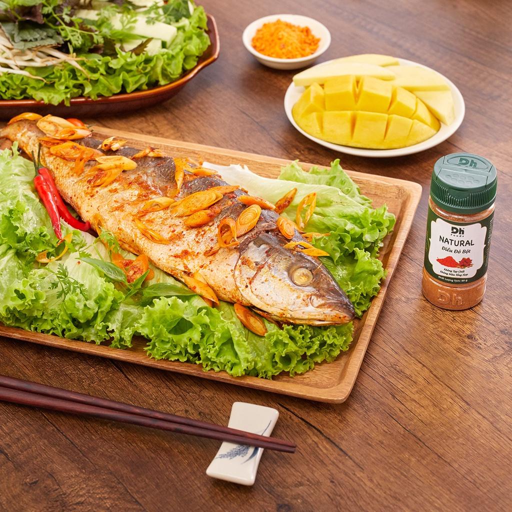 Gia vị tự nhiên bột sả nghệ gừng hành tỏi tiêu ớt quế điều đỏ DH Food Natural cho món ăn thơm ngon đậm vị