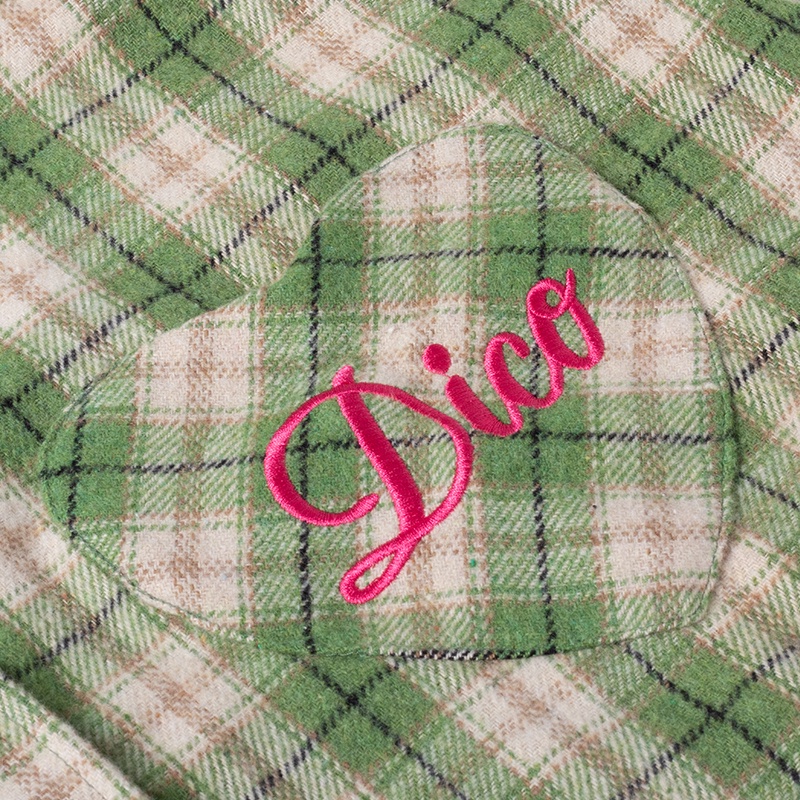 Áo Dico Love Flannel Jacket - Green