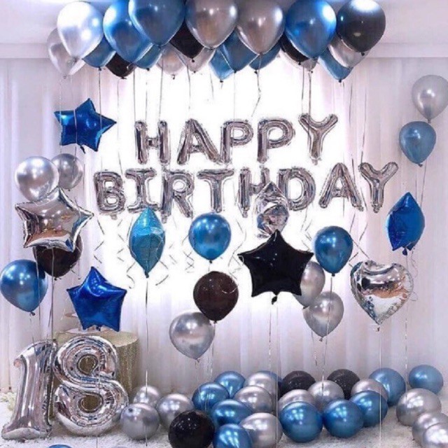 (COMBO 1) Set trang trí sinh nhật lung linh HPBD