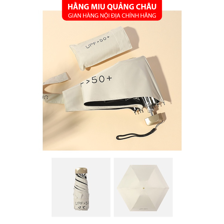 Ô Dù Gấp Gọn Mini UPF50+ Chống Nắng Chống UV Cao Cấp Chính Hãng